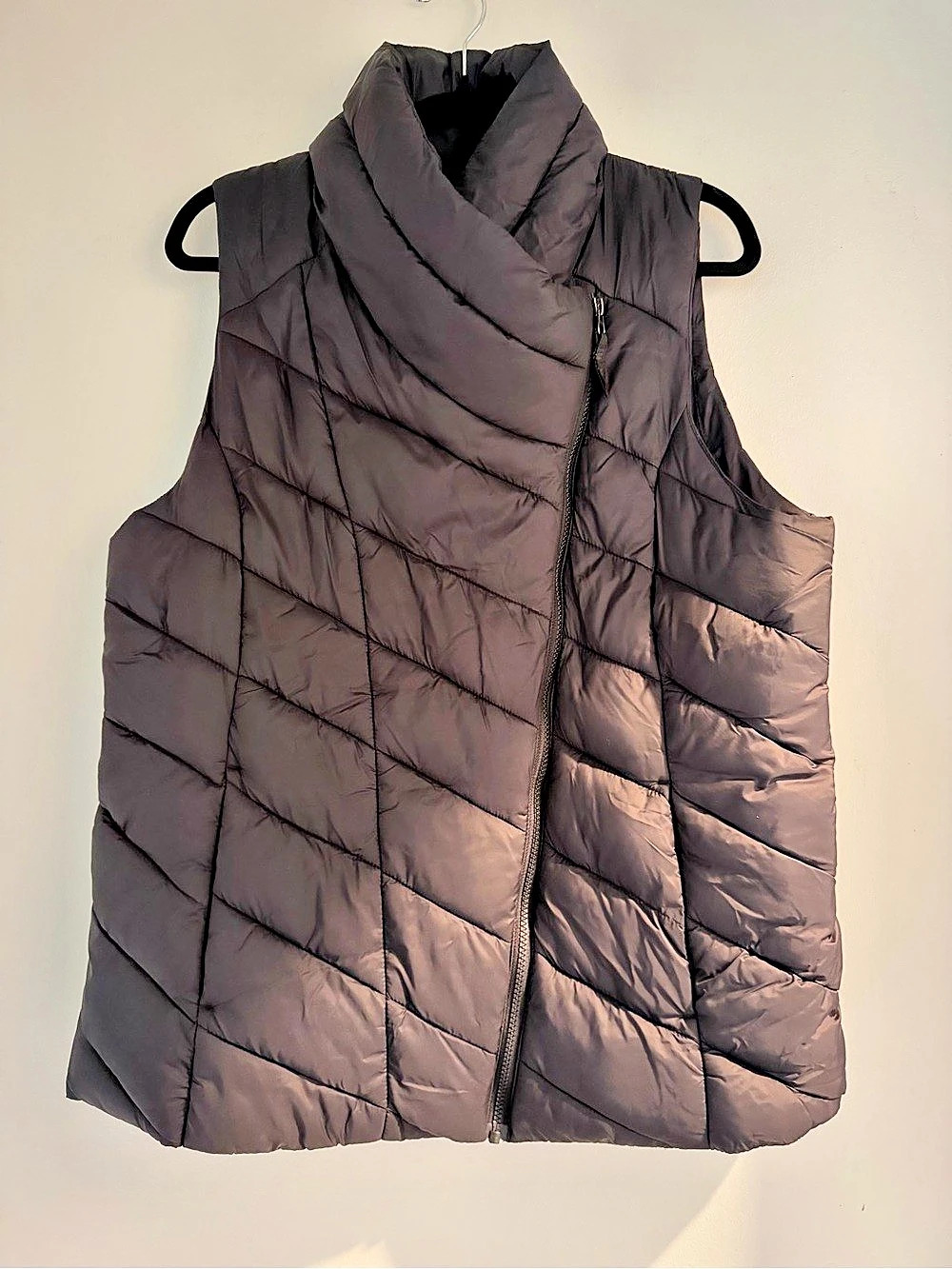 Original Women's Puffer Vest Brown XL Like New